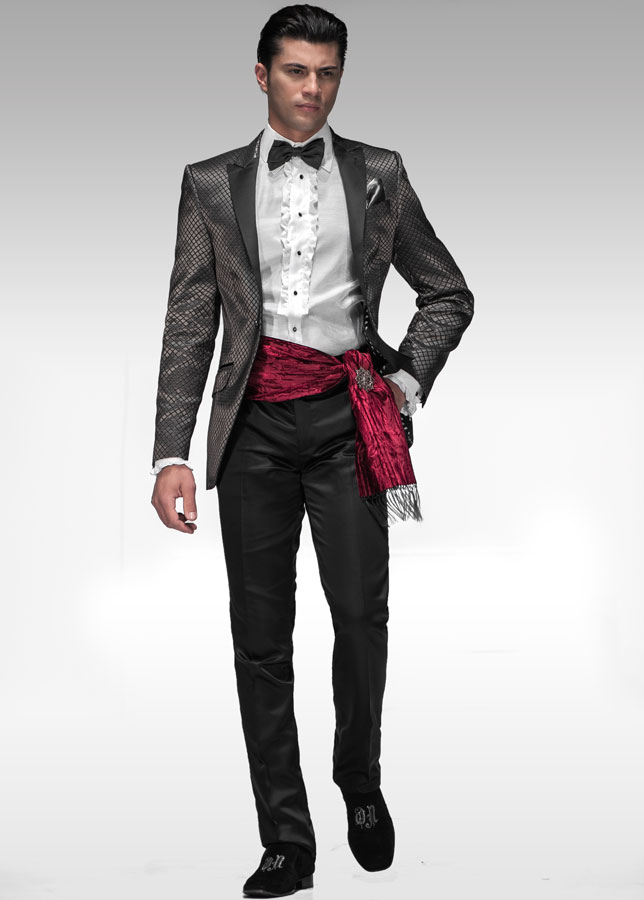 ONGala 147 - Chaqueta moda gris oscuro