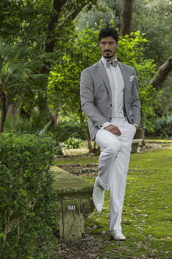 ONGala 1043 - Traje para novio pata de gallo algodón