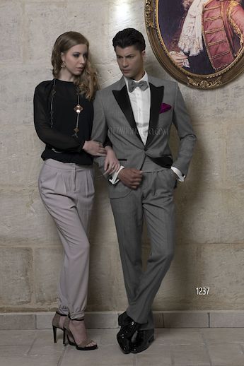 ONGala 1237 - Trajes para novio con Chaqueta tejido príncipe de Gales