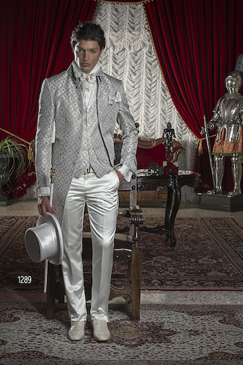 ONGala 1289 - Dress for Groom with Ivory Brocade Jacket