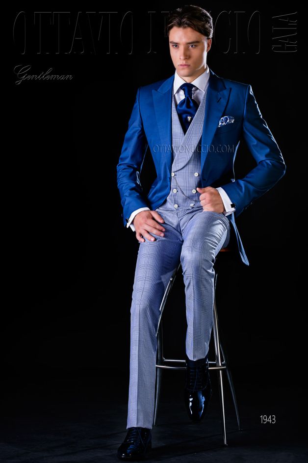 ONGala 1943 - Royal blue long tail suit