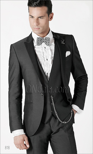 ONGala 818 - Trajes para novio en lana gris