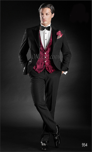 ONGala 954 - Tuxedo italiano para novio negro
